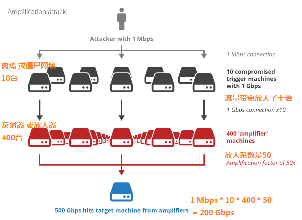 aspnet 反射数据库_UDP反射放大攻击安全排查-图1