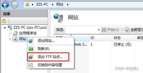 安卓 本地ftp服务器搭建_搭建FTP站点-图1