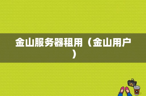 金山服务器租用（金山用户）